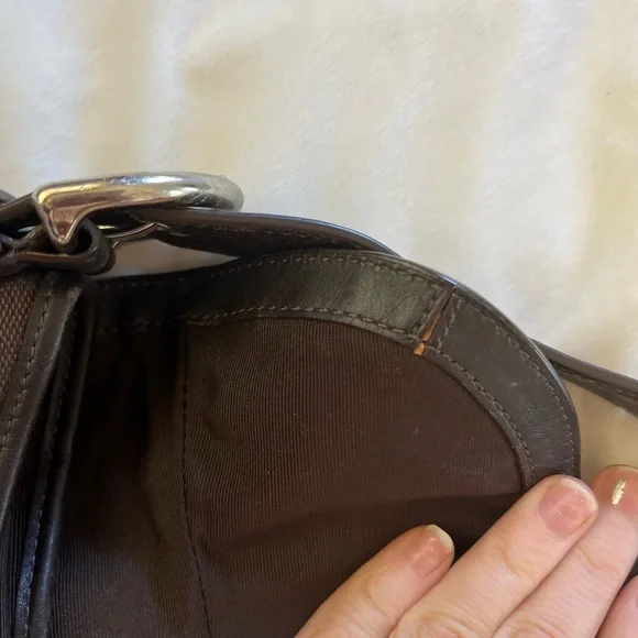Vintage Little brown coach shoulder bag! - Picture 4 of 5